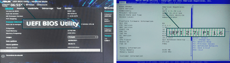 Bios Legacy ou UEFI