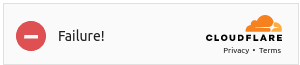Cloudflare Turnstile Failure